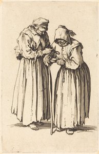 Zwei Bettlerinnen von Jacques Callot