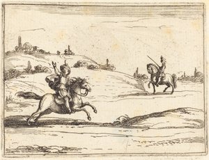 Zwei Ritter von Jacques Callot