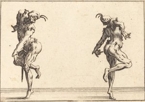 Zwei Pantalons tanzen