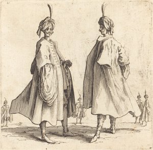 Zwei Türken von Jacques Callot
