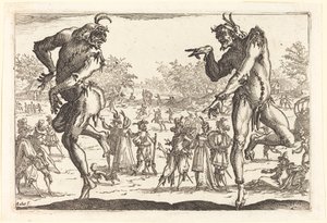 Zwei Zanni von Jacques Callot