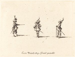 Unbewaffnete Übung von Jacques Callot