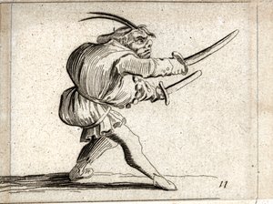 Verschiedene Gobbi-Figuren von Jacques Callot