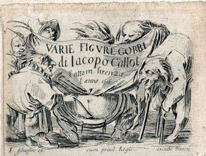 Varie Figure Gobbi, Titelseite von 21 Stichen von Jacques Callot