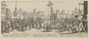 Wippgalgen, Blatt 10 der Folge "Grauen des Krieges"