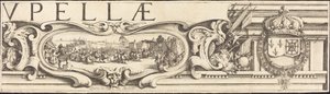 Die Belagerung von La Rochelle [Tafel 3 von 16; Set umfasst 1952.8.97-112] von Jacques Callot and Abraham Bosse