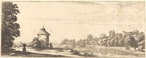 Das Taubenhaus von Jacques Callot or Follower of Jacques Callot