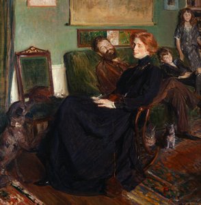Daniel, Marianne, Francois und Leon Halevy, 1910 von Jacques Emile Blanche