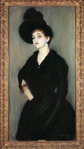 Frankreich, Paris, Porträt von Madame Adelaide Vasnier von Jacques Emile Blanche