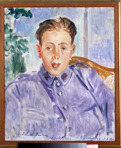 Porträt von Francis Poulenc (1899-1963) von Jacques Emile Blanche