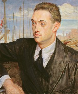 Porträt von Henry de Montherlant (1895-1972), 1923