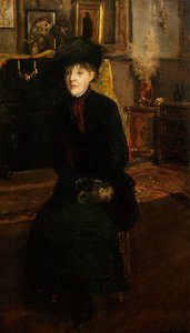 Porträt von Mary Cassatt 1844-1926, 1885
