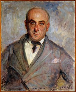 Porträt von Max Jacob (1876-1944) französischer Dichter von Jacques Emile Blanche