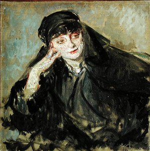 Studie für ein Porträt der Gräfin Anna de Noailles (1876-1933), 1912