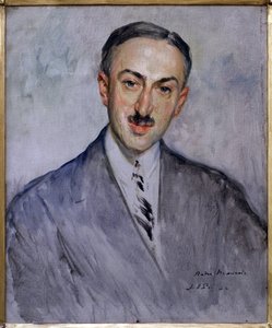 Studie für das Porträt von André Maurois (Emile Salomon Wilhelm Herzog) von Jacques Emile Blanche