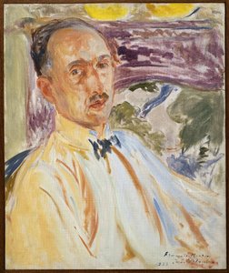 Studie für das Porträt von François Mauriac (1885-1970). Gemälde von Jacques Emile Blanche (1861-1942), Öl auf Leinwand von Jacques Emile Blanche