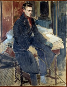 Studie für das Porträt von Raymond Radiguet von Jacques Emile Blanche