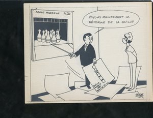Le Figaro, Satirisch in N & B