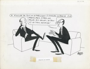 Le Figaro, Satirisch in Schwarz-Weiß