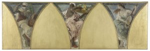 Skizze für das Pariser Rathaus: Algerien. Guyana. Provence, um 1888 von Jacques Fernand Humbert