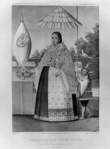 Inka-Prinzessin, Nationaltracht (1852)