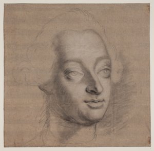 Porträt von Frederik V. (3/4 Profil)