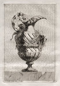 Suite von Vasen: Platte 16, 1746 von Jacques Francois Joseph Saly