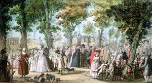 Spaziergang am Boulevard du Temple, 1788
