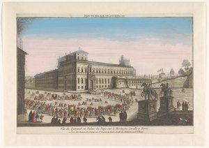 Ansicht des Palazzo del Quirinale in Rom