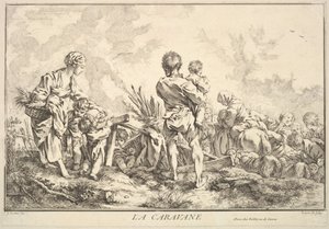 Die Karawane von Jacques Gabriel Huquier