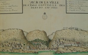 Die Stadt Saint Jago (Santiago) auf Kap Verde