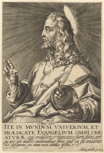 Christus, aus Christus und die zwölf Apostel, vor 1609 von Jacques Granthomme
