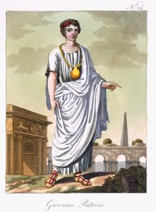 Ein junger Patrizier, Illustration aus 