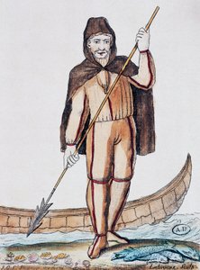Fischerkostüm, Farbgravur nach einer Zeichnung von Labrousse, aus Encyclopedie des Voyages, von Jacques Grasset de Saint-Sauveur