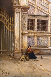 Die Riesentreppe in Venedig von Jacques Guiaud