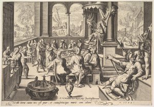 Allegorie der Regierung eines kindischen Königs, 1588 von Jacques II de Gheyn