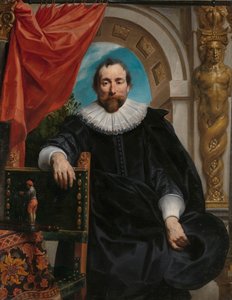 Porträts von Rogier Le Witer und seiner Frau, Catharina Behaghel von Jacques Jordaens
