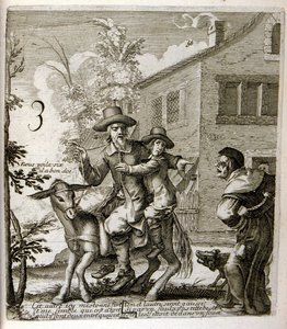 Illustration von Fabeln von Jean de La Fontaine von Jacques Lagniet