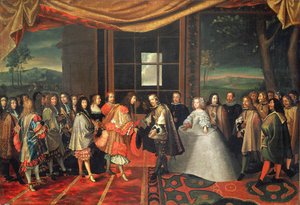 Treffen zwischen Ludwig XIV. und Philipp IV. auf der Insel der Fasane, 7. November 1659