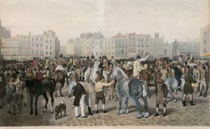 Alter Smithfield-Markt von Jacques Laurent Agasse