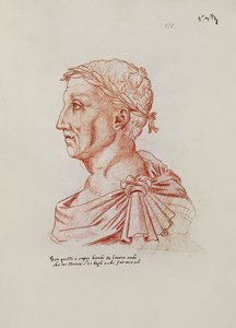 Ms.266 fol.271 v Petrarca (1304-74), aus 