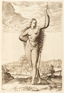 Eine junge piktische Frau, um 1585