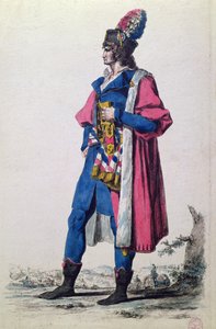 Kostüm eines Vertreters des französischen Volkes im Jahr 1793, aus 