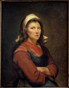 Eine Gärtnerin. Gemälde von Jacques Louis David von Jacques Louis David