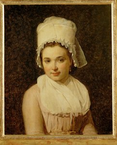 Catherine-Marie-Jeanne Tallard, Ehefrau von Francois Lamy, Bürgermeister von Sougere/Yonne von Jacques Louis David