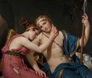 Der Abschied des Telemachus von Eucharis von Jacques Louis David