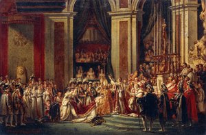 Napoleon krönt Josephine