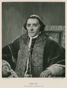 Papst Pius VII von Jacques Louis David