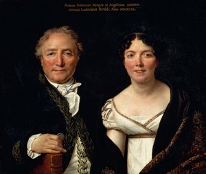 Porträt von Antonio Mongez und seiner Frau von Jacques Louis David