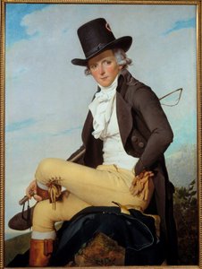 Porträt von Pierre Seriziat (1757-1847), Schwager des Künstlers von Jacques Louis David